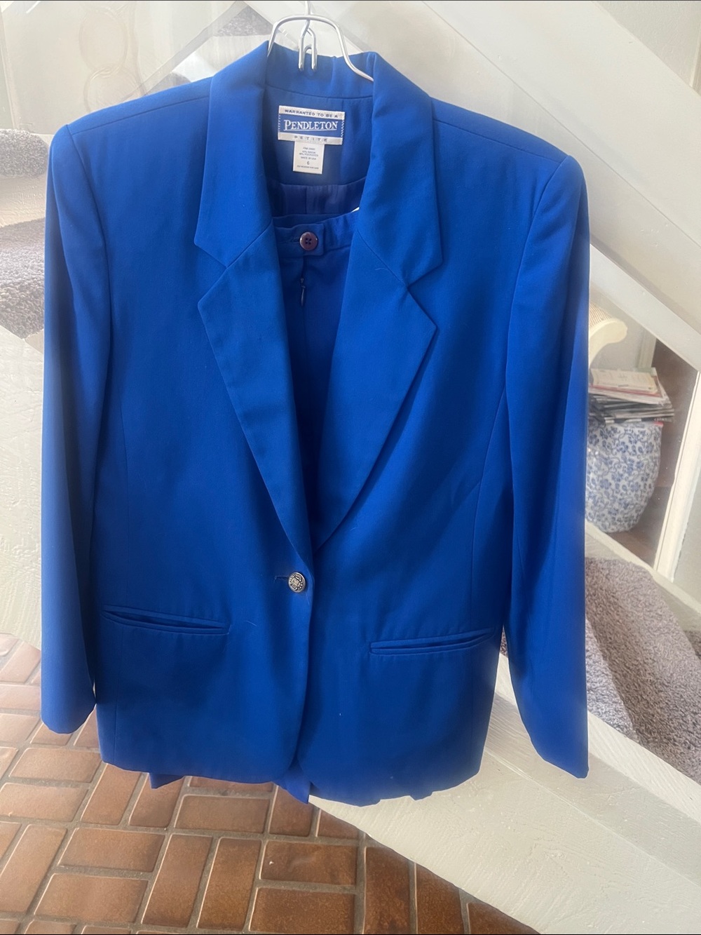 Vintage Pendleton Women's Blazer and Pencil Skirt Suit